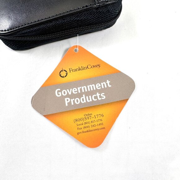 Franklin Quest Pocket Planner 6 Ring Black Leather Binder Organizer and Inserts - Picture 4 of 11